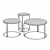 Sleek Steel Frame Ginger Coffee Tables 3D model small image 4