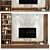 Elegant TV Wall Design 3D model small image 1