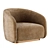 Luxury Fendi Casa Fanny Armchair 3D model small image 3