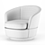 Modern Minotti Jacques Armchair 3D model small image 5