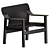 Modern Hay Bernard Lounge Chair 3D model small image 2