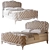 Murri Wooden Bed: Stylish and Elegant 3D model small image 1