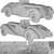 Vintage BMW 328 Sports Car 3D model small image 1