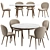 Miro Konyshev Dining Set: Stylish & Versatile 3D model small image 1