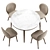 Miro Konyshev Dining Set: Stylish & Versatile 3D model small image 5