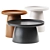 Mushroom Nordic Coffee Table 3D model small image 1