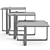 Fendi Infinito Coffee Tables Set 3D model small image 5