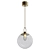 Sleek LED Pendant Light 3D model small image 1