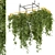 Metal Box Hanging Plants - Set 503 3D model small image 5