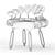 Luxury Luna Chair Design 3D model small image 5