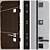 Norwey (Favorit) Entrance Metal Door - Premium Design & Security 3D model small image 2