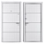 Norwey (Favorit) Entrance Metal Door - Premium Design & Security 3D model small image 4