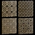 Square Decorative Panels Set 19 - Create Stunning Compositions! 3D model small image 1