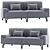 Summit Standard: Sleek and Stylish Sofa 3D model small image 1