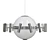 Retro Space Age Chandelier 3D model small image 1