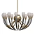 Opulent Opal Glass Regency Chandelier 3D model small image 1