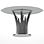 Tyronza 59" Modern Pedestal Dining Table 3D model small image 2