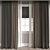 Elegant Vray & Corona Curtain 3D model small image 1