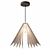 Colorful Metal Pendant Lights 3D model small image 3