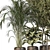 Green Oasis: 5 Indoor Plants Set 3D model small image 3