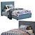 Poliform Arca Bed: Modern Luxury Sleep 3D model small image 4