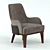 Elegant Gill Armchair 3D model small image 1