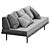 Modern Casara Daybed: Stylish Comfort 3D model small image 4