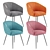 Luxurious Velvet Chair by VetroMebel 3D model small image 5