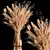 Elegant Dry Flower Bouquet Vase 3D model small image 1