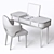 Elegant Molly Console & Carol Chair 3D model small image 4