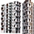 Modern Residential Building Design 3D model small image 1
