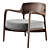 Elegant Porada Louis Armchair 3D model small image 2