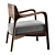 Elegant Porada Louis Armchair 3D model small image 4