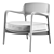 Elegant Porada Louis Armchair 3D model small image 6