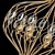 Elegant Crystal Pendant Lights 3D model small image 2