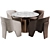  Pronard Cosmo + VASSALLO: Stylish Dining Set 3D model small image 5