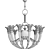 Elegant Murano Glass Torch Chandelier 3D model small image 3