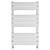 Modern Matte Black Heated Towel Rail 3D model small image 2