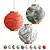 Exquisite Chinese Lanterns Collection 3D model small image 1