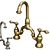 Kingston Heritage Faucets Set 3D model small image 4