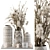 Elegant Décor Vase and Plant Set 3D model small image 1