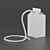 Seletti Daily Glow Milk - Illuminating Desk Lamp 3D model small image 2