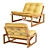 Afra Tobia Scarpa Lounge Chairs 3D model small image 1