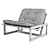 Afra Tobia Scarpa Lounge Chairs 3D model small image 7