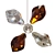 Floating Butterfly Chandelier: Exquisite Crystal Elegance 3D model small image 6
