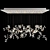 Floating Butterfly Chandelier: Exquisite Crystal Elegance 3D model small image 9