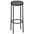 Sleek High Bar Stool 3D model small image 1