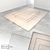 Modern Graphic Carpets | Art de Vivre Set3 3D model small image 3