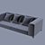 Modern Multi-Purpose Sofa 3D model small image 1