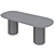 Moderna Dining Table: Sleek and Stylish 3D model small image 4